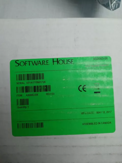Software House AS0063-01 apS Power Supply with Enclosure and Transformer [CTOKT]