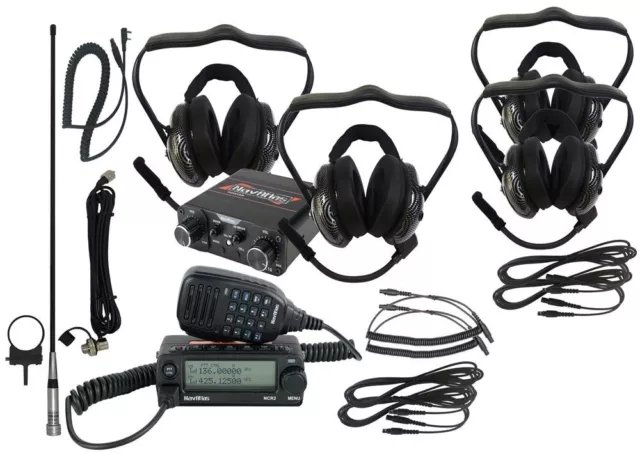 Navatlas Communication/Radio System Black 4-Seat #NIRBHK4