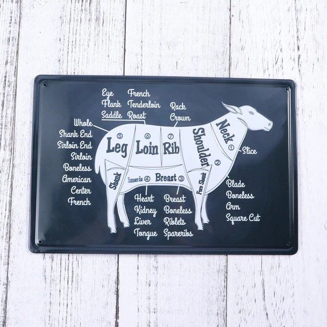 Okzident Retro Plaque Wall Decor für Bar Pub Küche Hause Vintage Metall Poster P