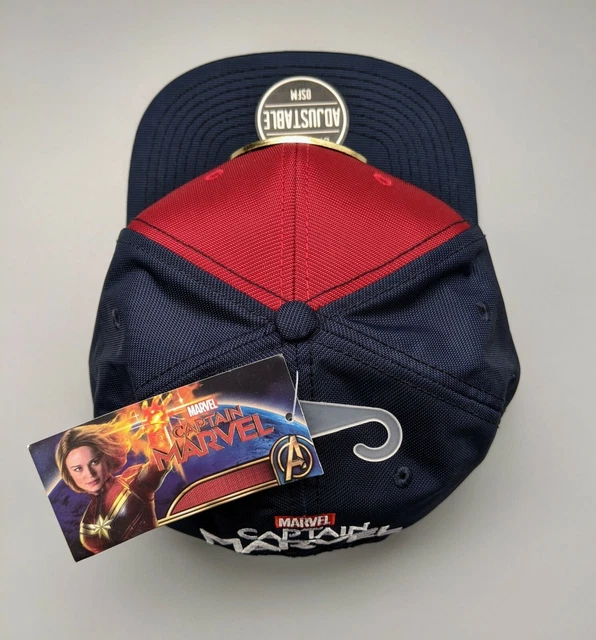Chapeau de baseball Avengers Captain Marvel Snapback casquette réglable BioWorld neuf avec étiquettes 4