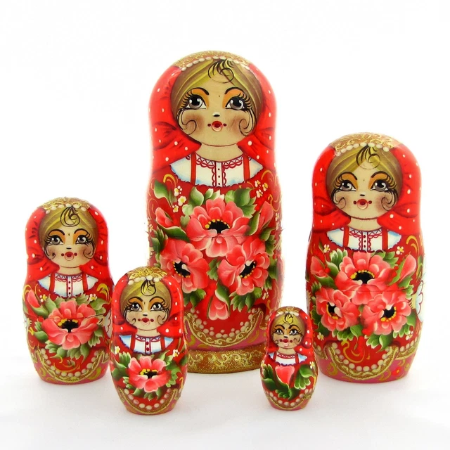 5 Poupées russes exclusive H19 Van Gogh Matriochka Russian Doll