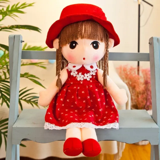 Baby Girl Rag Doll Soft Stuffed Plush Doll Toy Cute Princess Doll Ragdoll