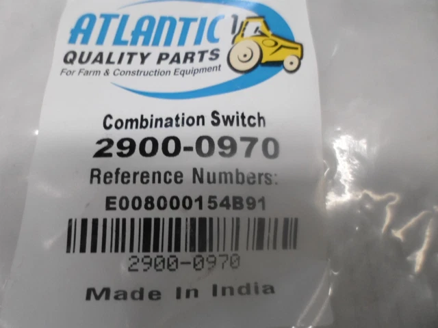 Combination Switch compatible with No. E008000154B91 on Mahindra 4540 4550 4565
