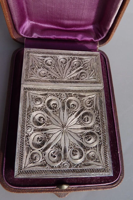 Ancien Étui à Poudre Baccarat Églantier – Japon, Vintage