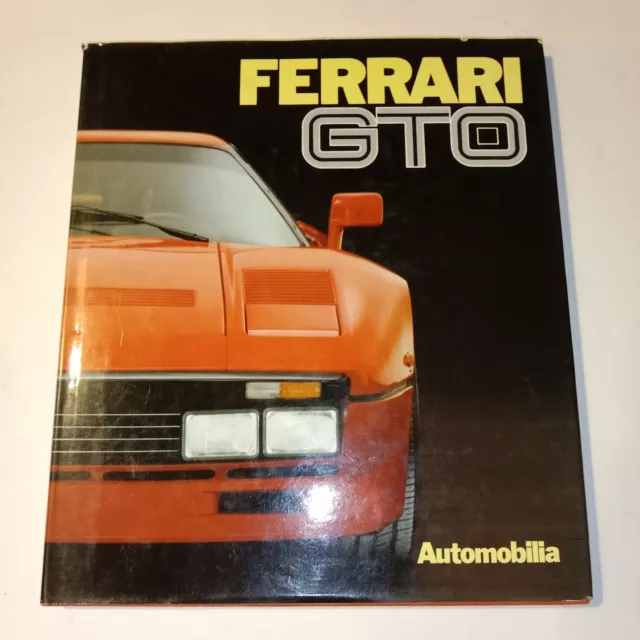 Ferrari 288 GTO 1985 Automobilia 84 Pages Many Pics Canvas Red Jacket