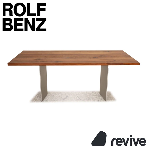 Rolf Benz 969 Madera Mesa de Comedor Blanco Braun 200 X 98CM