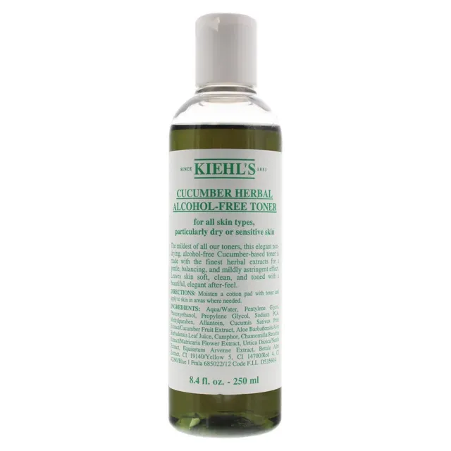 Kiehl's Cucumber Herbal Alcohol-Free Toner (Dry Or Sensitive Skin) 250ml Unisex