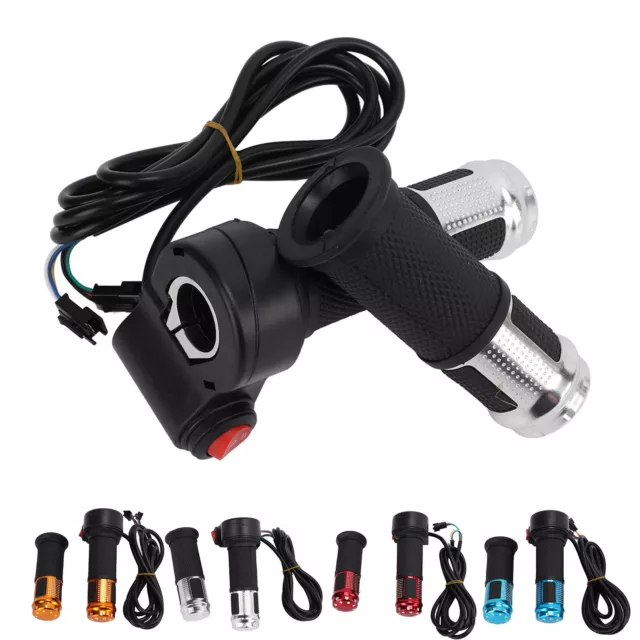 New 12V‑99V Universal 6 Core Electric Bike Throttle Handle With Two Section Thre