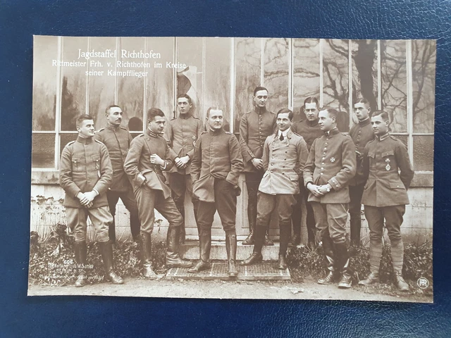 JAGDSTAFFEL RICHTHOFEN ;IM Kreise seiner Kampfflieger,selten Postkarte