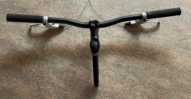 Specialized XC 6066 Alloy Riser Handlebar 640mm width 25.4mm clamp stem/levers