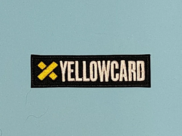 Rock Music Sew / Iron On Embroidered Patch:- Yellowcard (b) - Foto 8