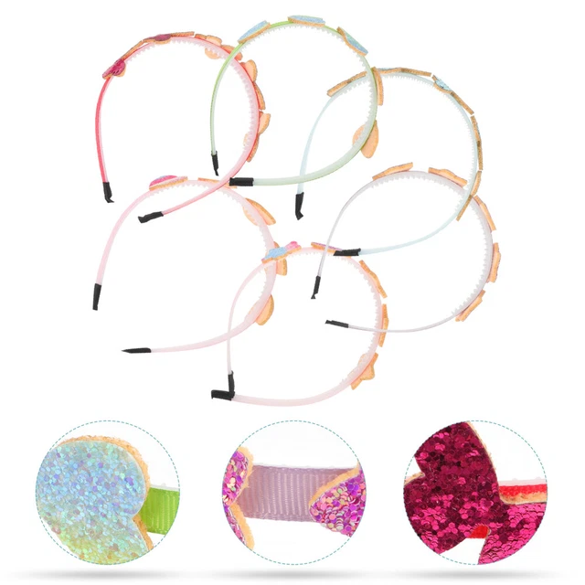 6 pz fascia per capelli in polvere di cipolla per bambini 15x13 cm tessuto neonato