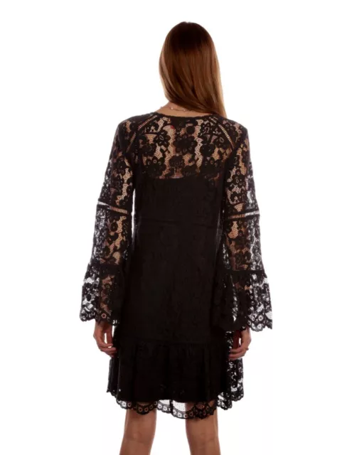 SCULLY WESTERN DRESS Womens Long Sleeve Overlay Lace F0_HC557 $74.95 ...
