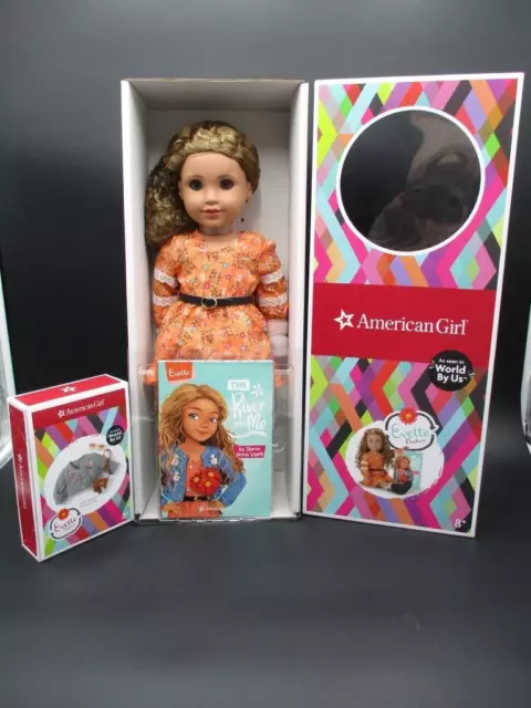 BNIB American Girl EVETTE World by Us 18" Doll with Accessories Book NRFB