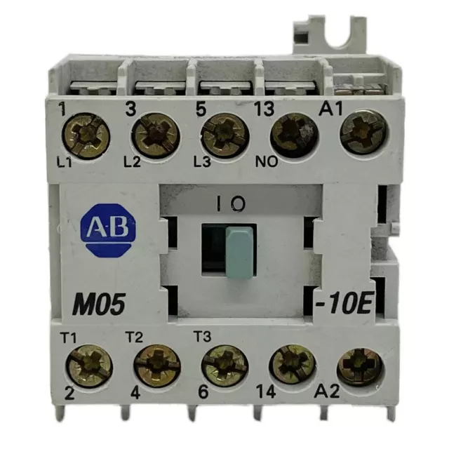 Allen Bradley 100-MO5N*3 Ser A Contactor AUX 12A 600VAC USA