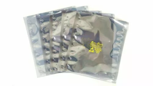 100 ESD Anti-Static Shielding Bags, Open-Top, 3.1 mils