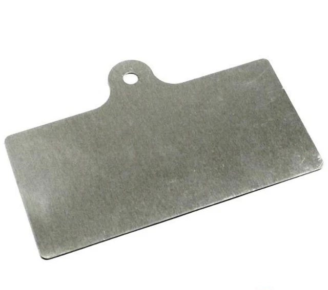 Targhetta Per Porta UFFICIO - 160x40 Mm, Acciaio Inox Opaco, Autoadesiva - Foto 7