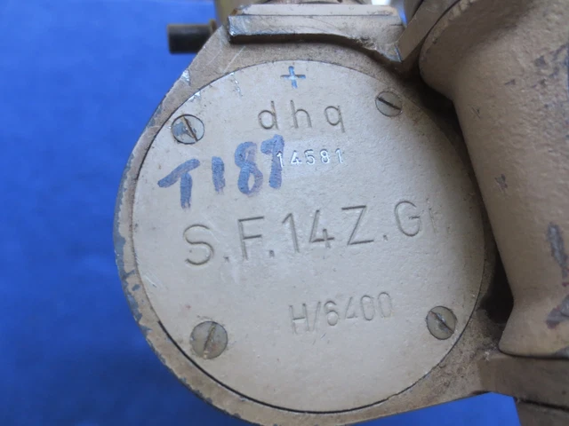 Original WW2 Allemand S. F.14 Périscope Jumelles Dak Dienstglas Machine Dhq 3