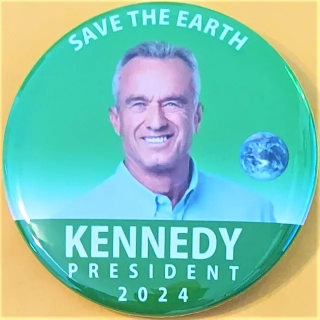 2025 ROBERT F. Kennedy JR. for President Campaign Button 2.25" Save The