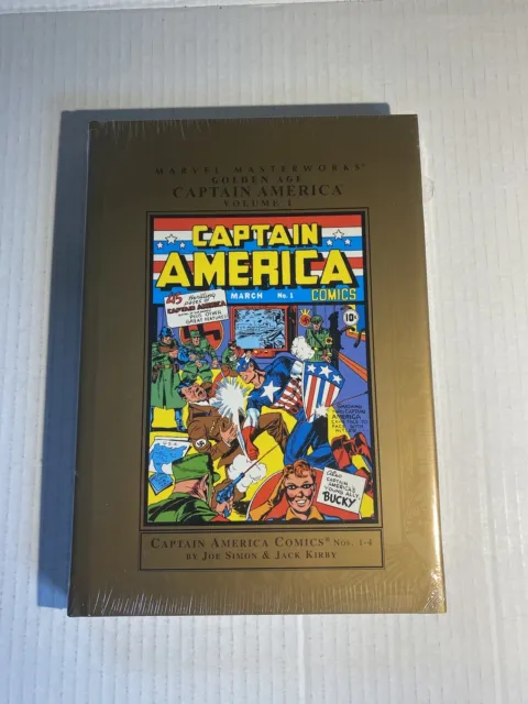 Marvel Masterworks Hardcover Captain America Volume 1 By  Joe Simon Jack Kirby