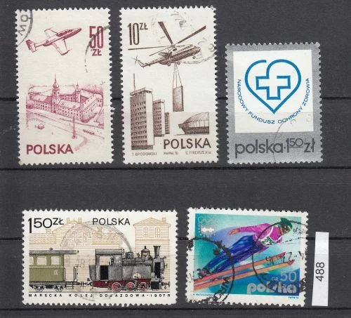Briefmarken Polen gestempelt