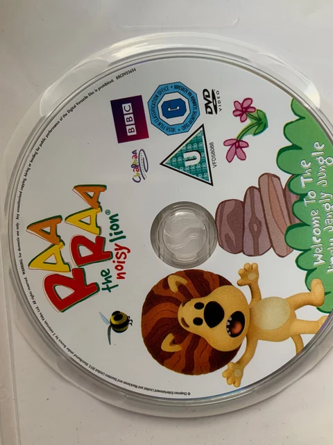 RAA THE NOISY Lion DVD Welcome Pré-scolaire Dessin Animé Enfants TV ...
