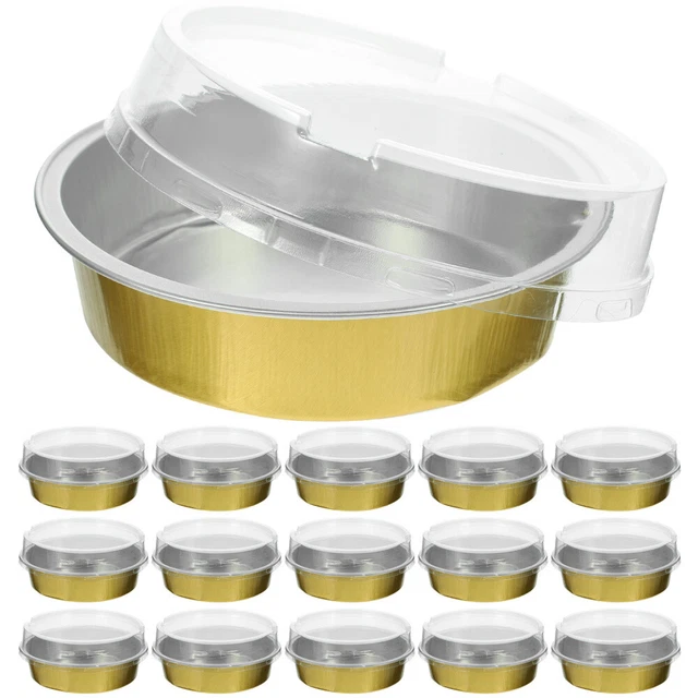 25 piezas moldes para hornear de lámina moldes para muffin de aluminio alimentos