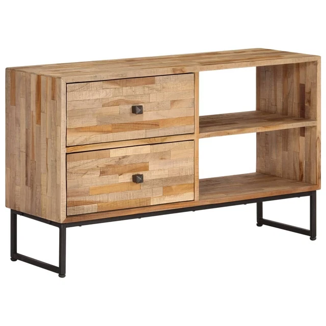 NNEVL TV Cabinet Reclaimed Teak Wood 90x30x55 cm