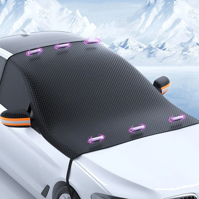 Magnetische Auto Windschutzscheibe Winterabdeckung Allwetter Frostschutz und Son