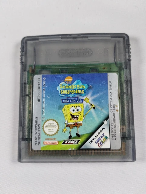 SPONGEBOB SQUAREPANTS: LEGEND Of The Lost Spatula | Nintendo Game Boy ...
