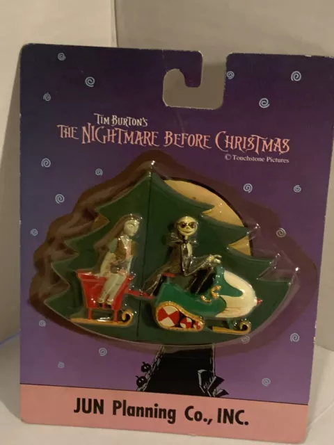 2001 Jun Planning The Nightmare Before Christmas Jack And Sally Puzzle Magnet