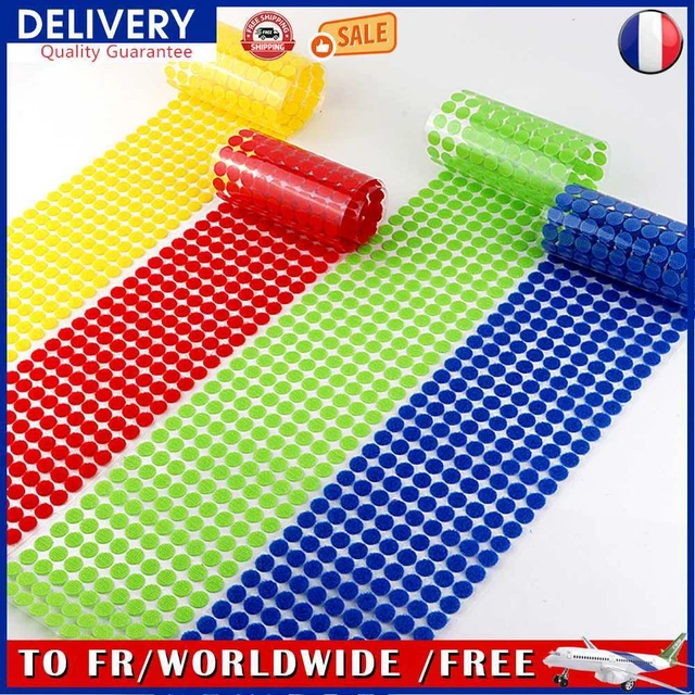 500 Pair 15mm Sticker Tape Convenient Round Dots for Sewing Craft Accessories