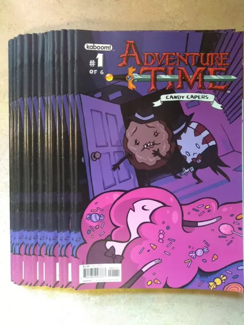 Lot Of 1 Adventure Time Candy Capers 1 Kaboom Cover A Warehouse Find Hot!