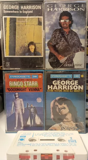 Lot 5 Cassettes George Harrison VG/Ex Beatles