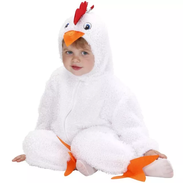 Kinder Küken Kostüm / Karneval Huhn Hahn Kleinkinder Baby Mädchen Jungen Gr.80