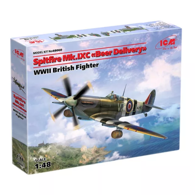 ICM 48060 model kit 1:48 Spitfire Mk.IXC "Beer Delivery" WWII British Fighter