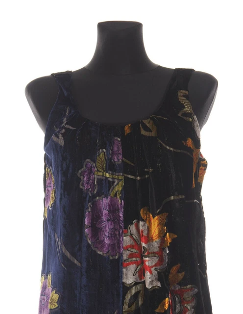 BNWT DESIGUAL Abito da donna in velluto Brasov taglia 38 UK 10 2