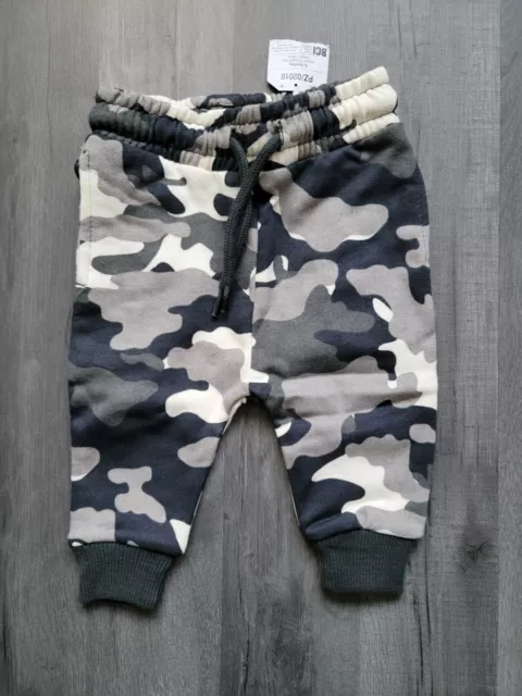 Next Baby Boy Camouflage Joggers Trousers Bottoms Age 6-9 Months