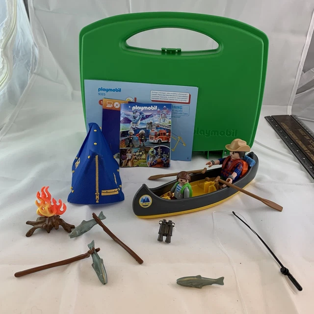 PLAYMOBIL 9323 CAMPING Adventure Carry Case Family Fun Building