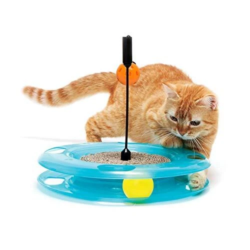 Kitty City Swat Track Cat Toy 3 Toys in 1 Cat Toy for Cat and Kitty 10.5" x 1...