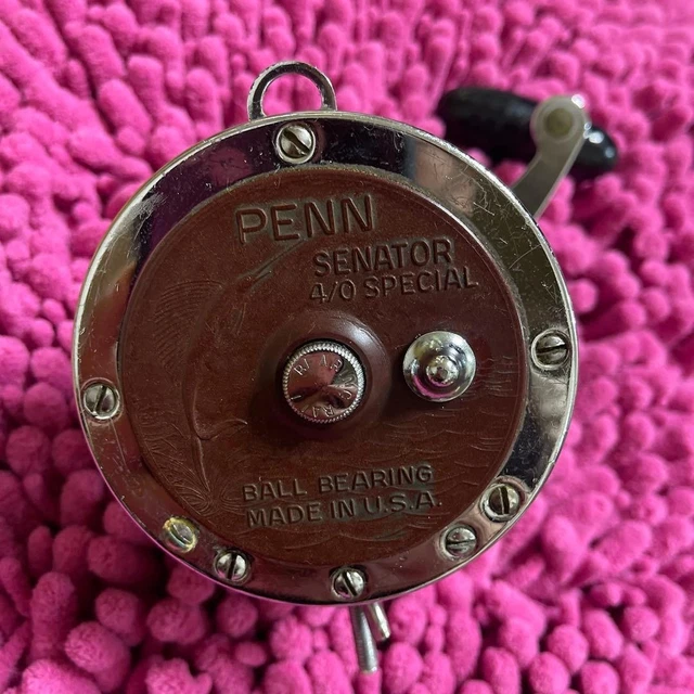 Moulinet De Pêche Penn 4/0 – Fabriqué Aux USA – Modèle Ancien Mais Costaud – Occasion
