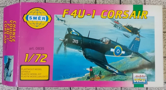Maquette avion SMER F 4U-1 CORSAIR  1996 Eche 1/72 Neuf