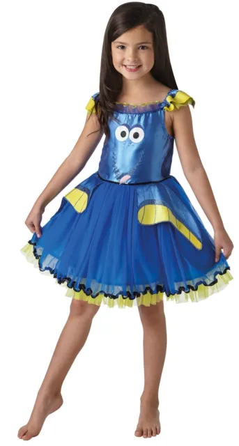 Dory Deluxe Tutu Costume Girls Toddlers Kids Official Disney Finding Nemo Dress