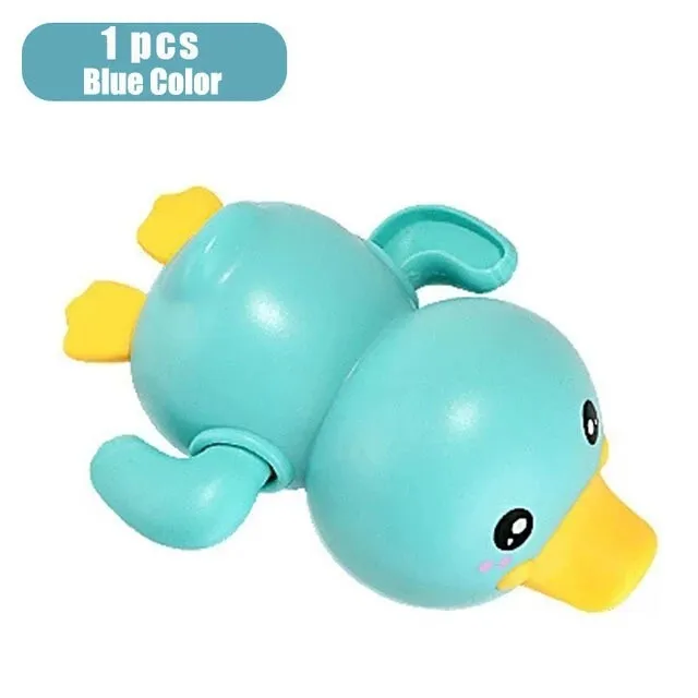 New Mini Duck Water Toy Swimming Pool Cartoon Animal Bathing Ducks Toys