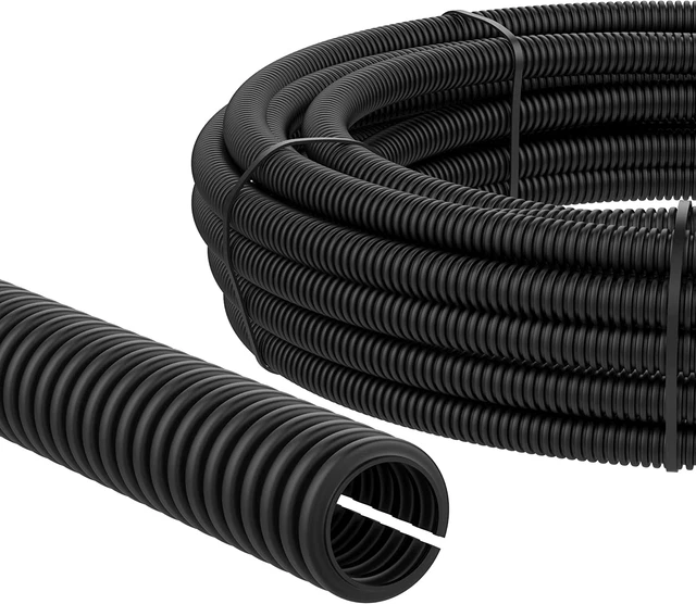 Gaine Annelée Fendue 2 5 10 25 Ou 50 M Buse De Protection Des Câbles Choix: (Ø I