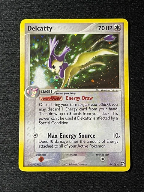 Delcatty┃8/108┃Ex Power Keepers┃Holo Rare┃Pokemon Card┃English┃Played