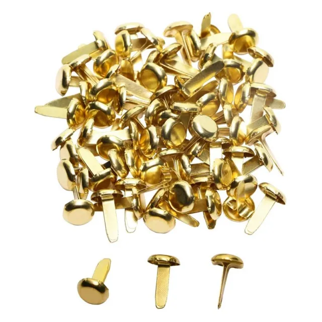 1/2 Inch Brass  Fasteners,   Fasteners for Handicraft Projects, Decorative4939