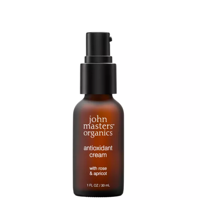 Crema antioxidante para la piel orgánica John Masters con rosa y albaricoque 30 ml