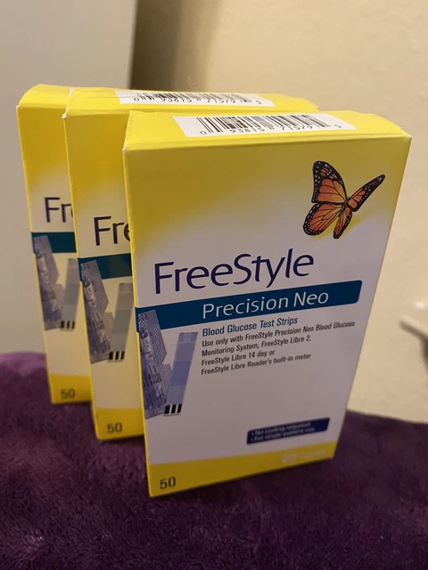 150 (3 cajas) FreeStyle Precision Neo - tiras reactivas de glucosa en sangre
