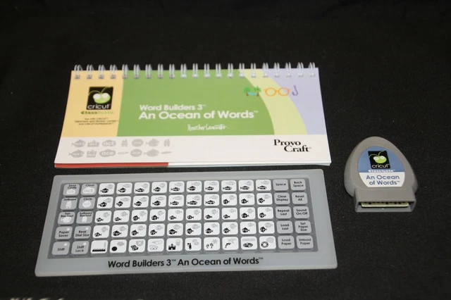 A GARDEN OF Words Cricut cartridge overlay brochure NO BOX LINKED $10.